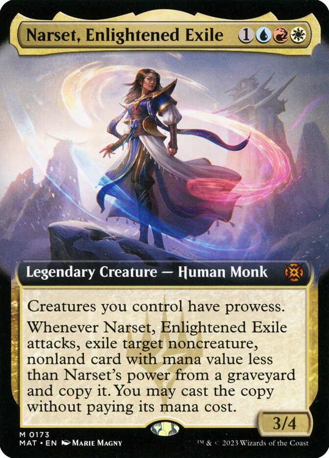Narset, Enlightened Exile - Extended Art
