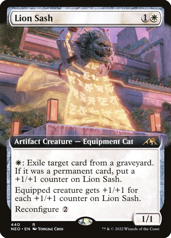 Lion Sash - Extended Art