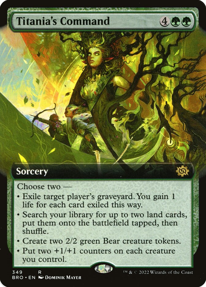Titania's Command - Extended Art - Foil