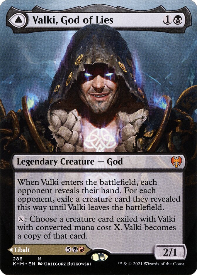 Valki, God of Lies // Tibalt, Cosmic Impostor - Borderless - Foil