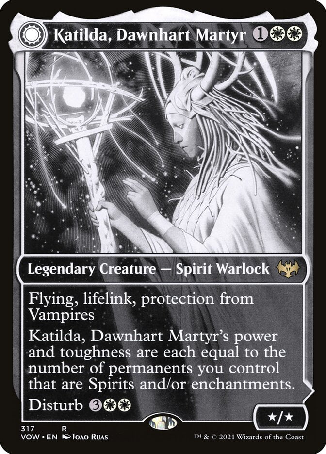 Katilda, Dawnhart Martyr // Katilda's Rising Dawn - Foil