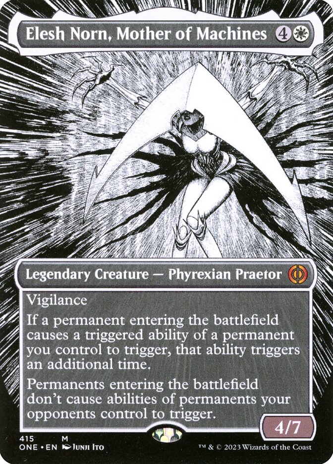 Elesh Norn, Mother of Machines - Borderless - Foil
