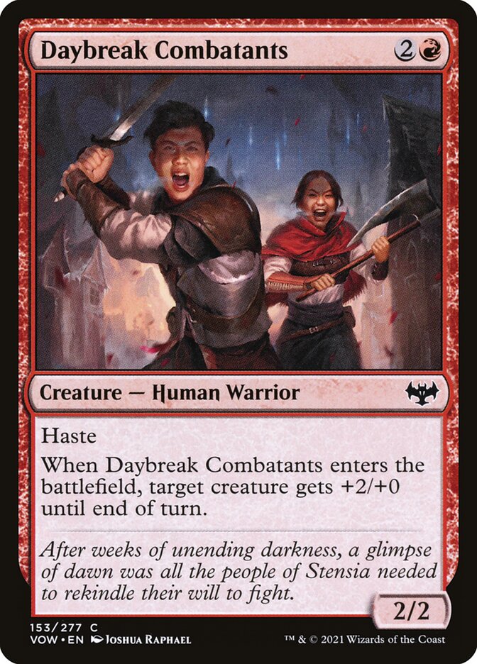 Daybreak Combatants - Foil