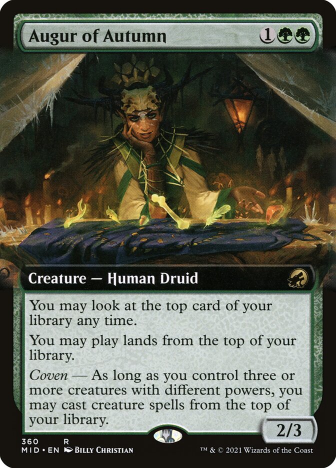 Augur of Autumn - Extended Art - Foil