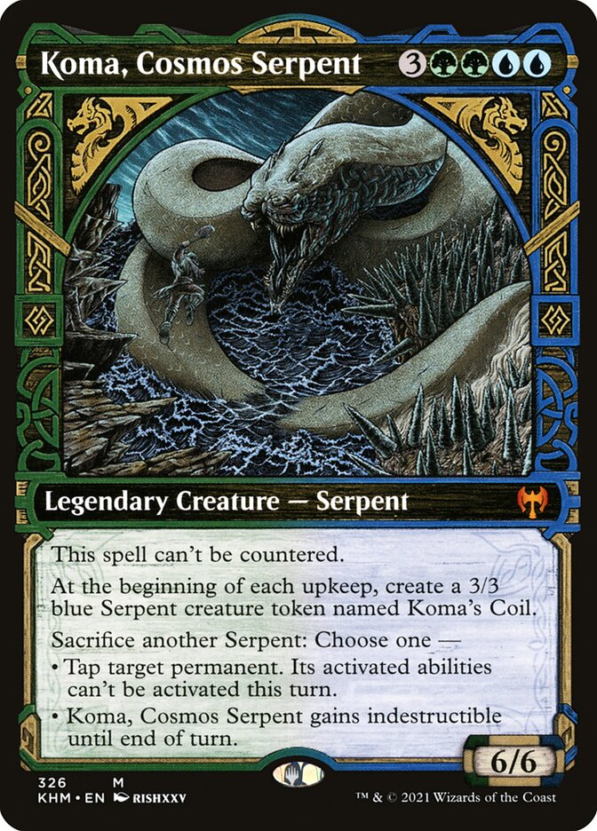Koma, Cosmos Serpent - Showcase - Foil