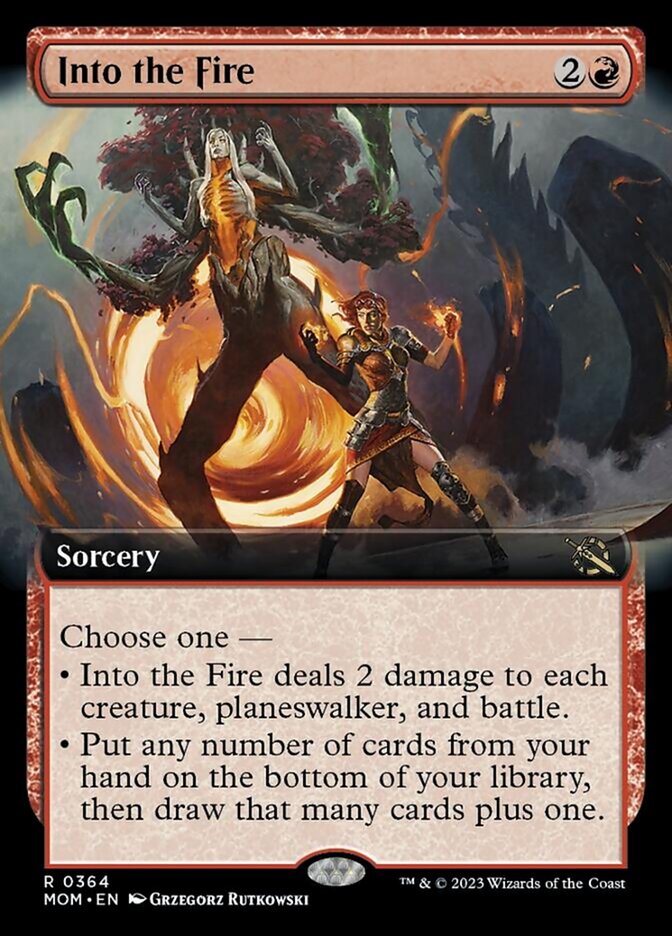 Into the Fire - Extended Art - Foil