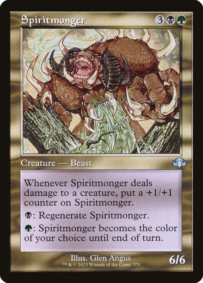 Spiritmonger - Retro Frame - Foil