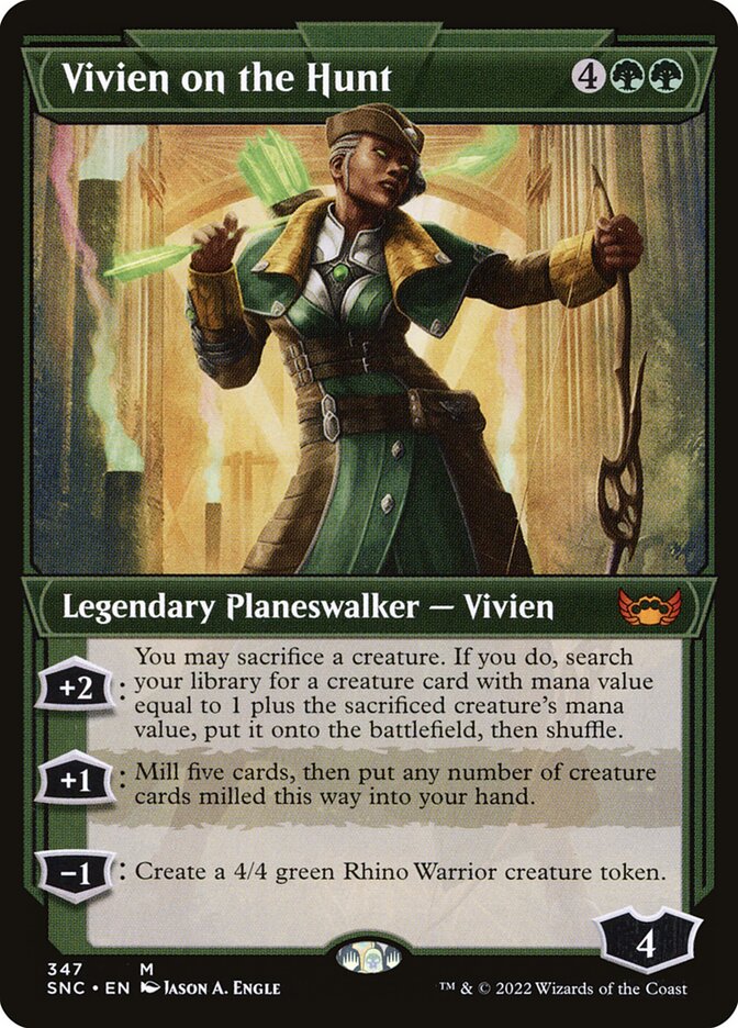 Vivien on the Hunt - Showcase - Foil