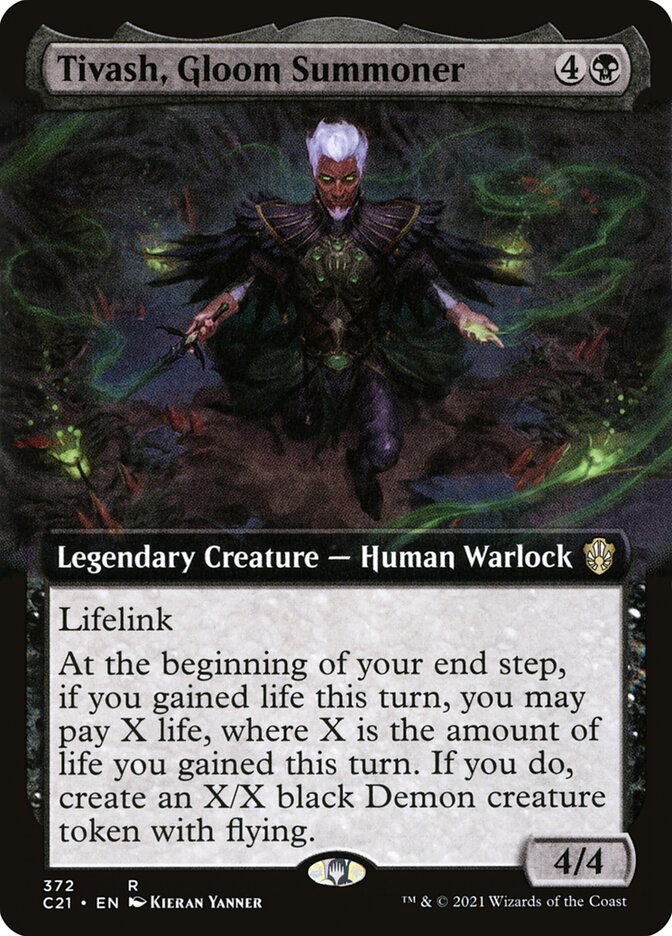 Tivash, Gloom Summoner - Extended Art