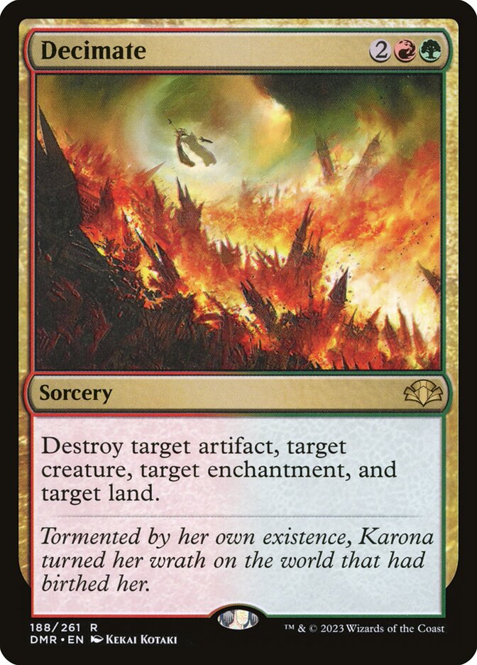 Decimate - Foil