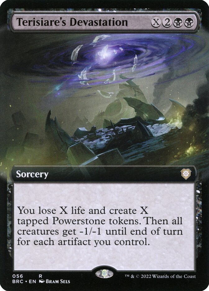 Terisiare's Devastation - Extended Art - Foil