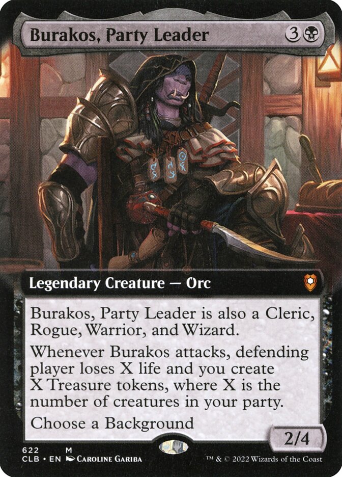 Burakos, Party Leader - Extended Art