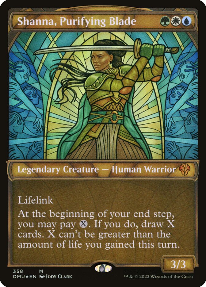 Shanna, Purifying Blade - Textured - Foil