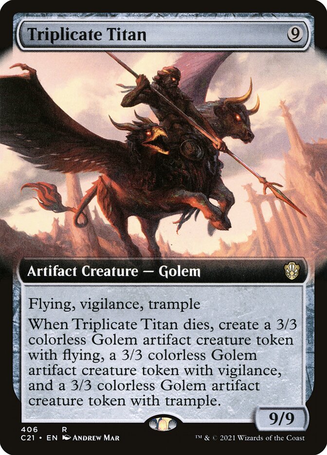 Triplicate Titan - Extended Art