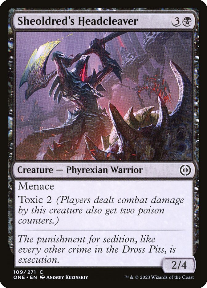 Sheoldred's Headcleaver - Foil
