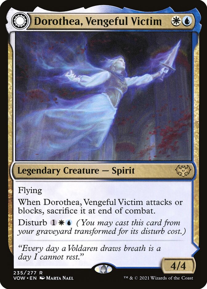 Dorothea, Vengeful Victim // Dorothea's Retribution