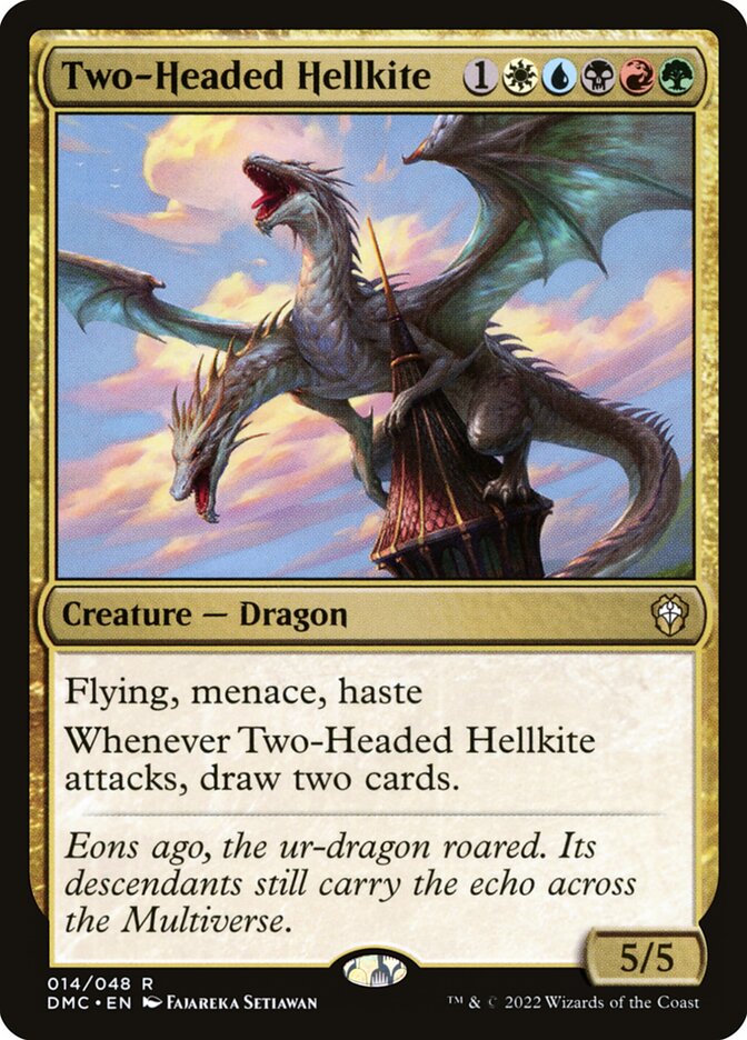 Two-Headed Hellkite - Foil