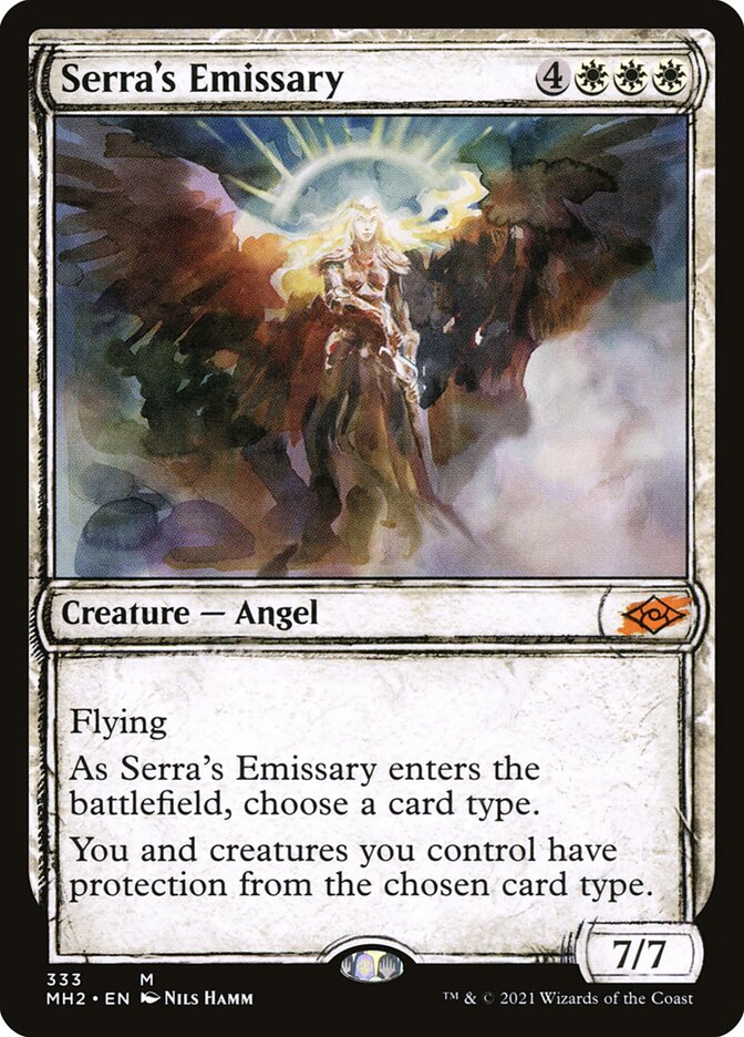 Serra's Emissary - Sketch Art