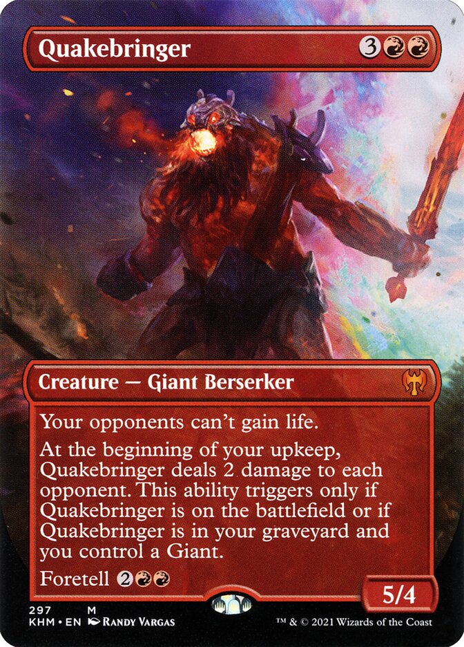 Quakebringer - Borderless - Foil
