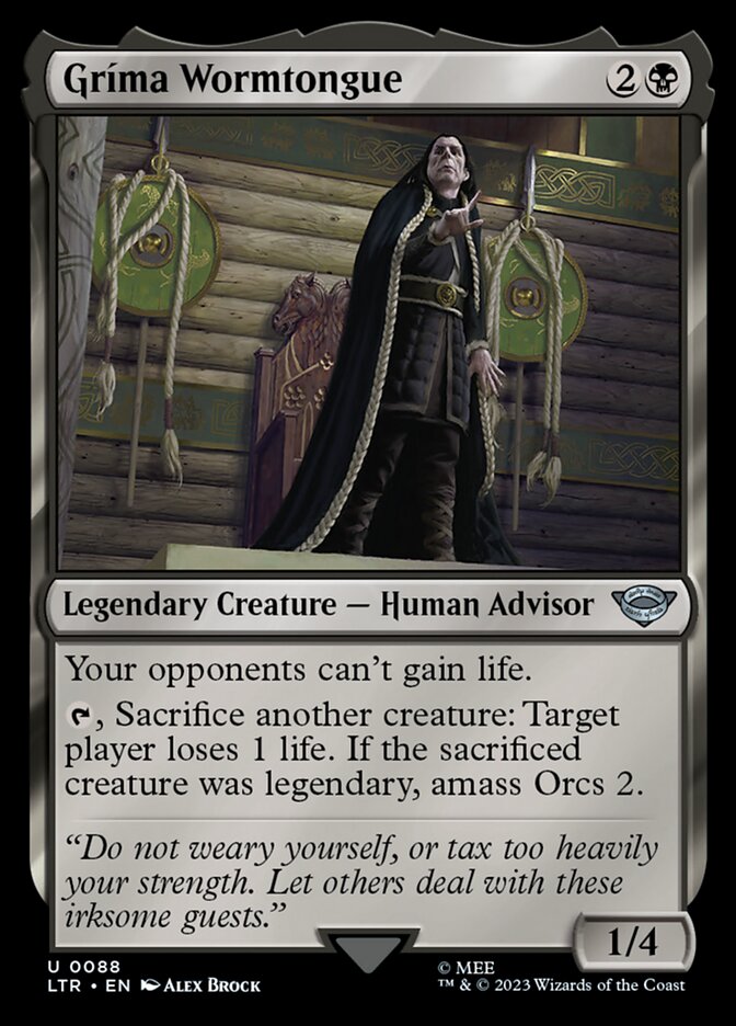 Gríma Wormtongue - Foil