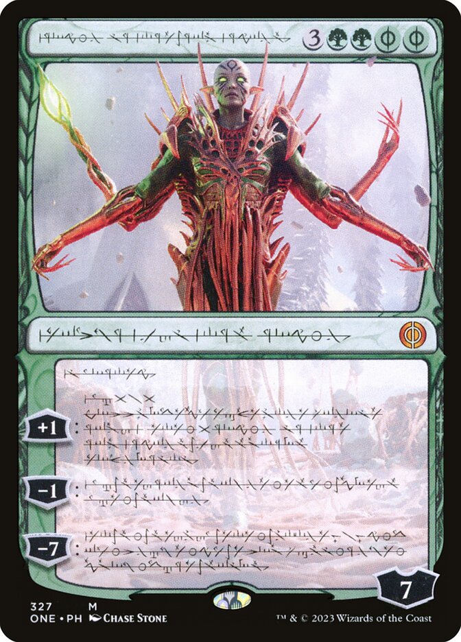 Nissa, Ascended Animist - Showcase - Phyrexian - Foil