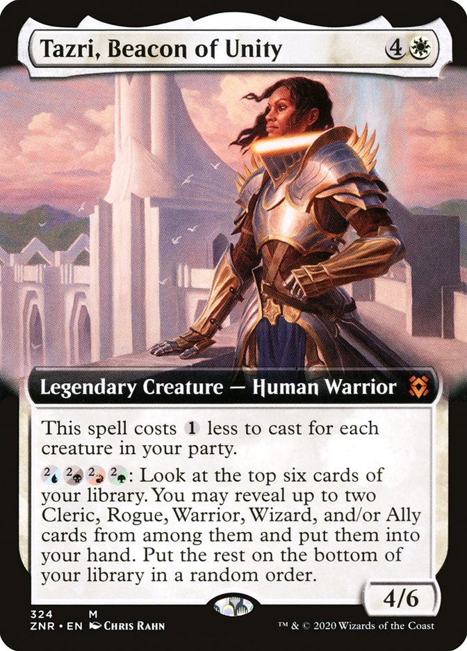 Tazri, Beacon of Unity - Extended Art - Foil