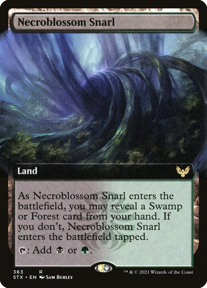 Necroblossom Snarl - Extended Art - Foil