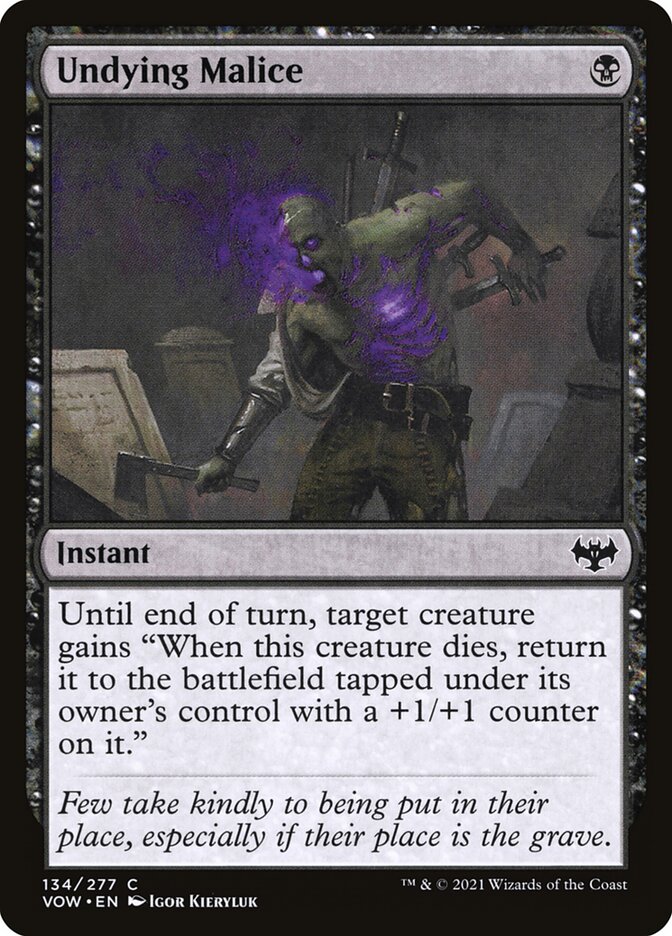 Undying Malice - Foil