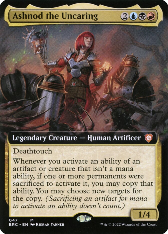 Ashnod the Uncaring - Extended Art - Foil