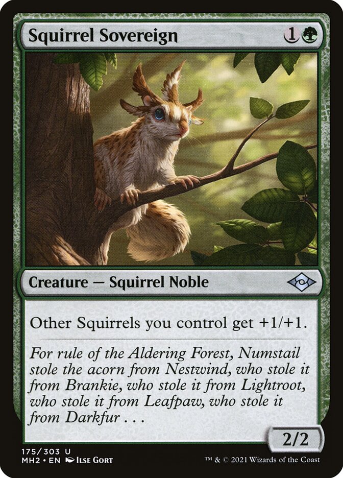Squirrel Sovereign - Foil