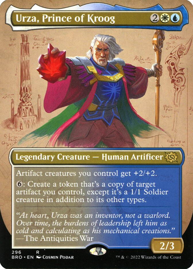 Urza, Prince of Kroog - Borderless - Foil