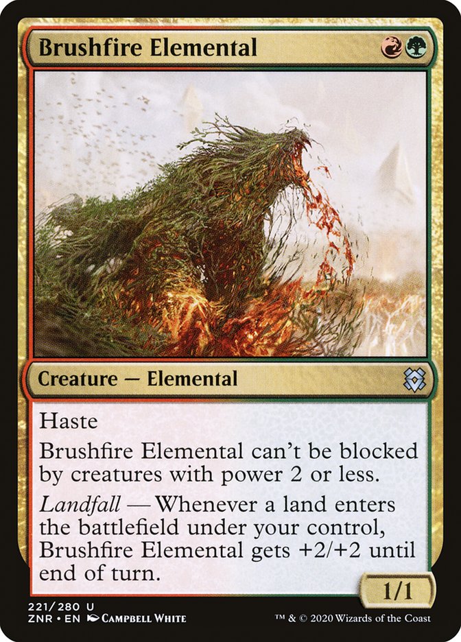 Brushfire Elemental - Foil
