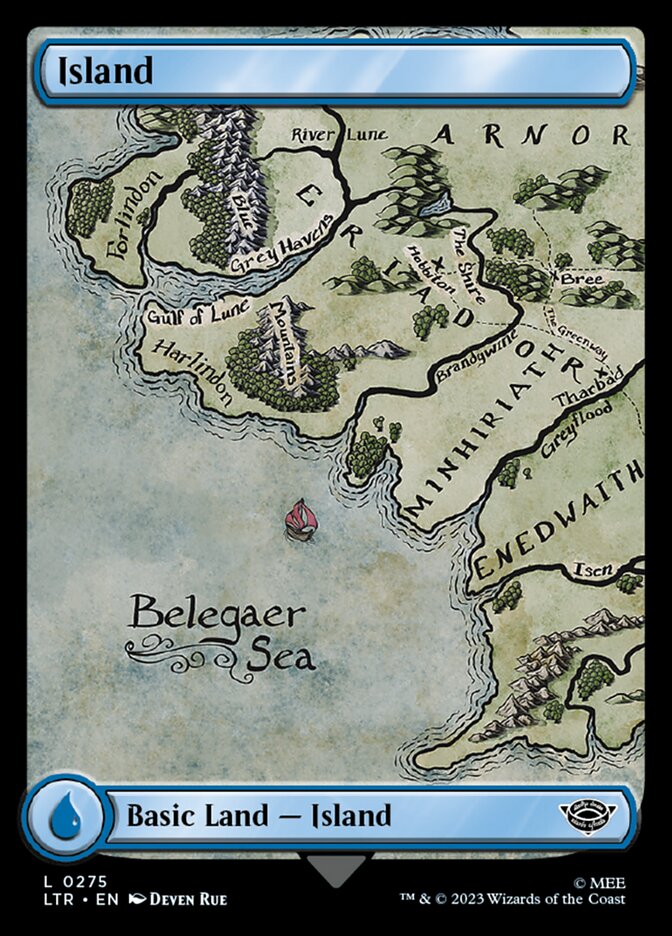 Island - Full Art - Foil