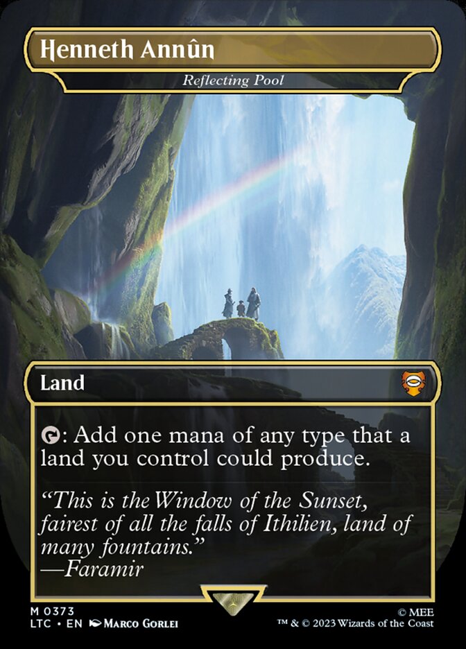 Henneth Annun (Reflecting Pool) - Borderless - Foil