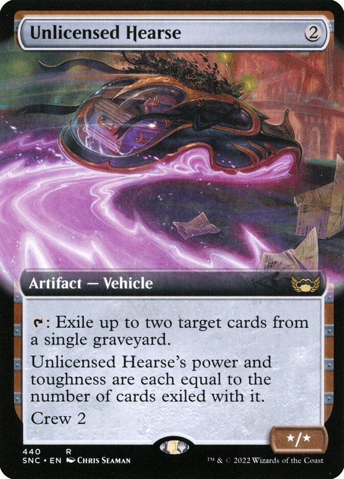 Unlicensed Hearse - Extended Art - Foil