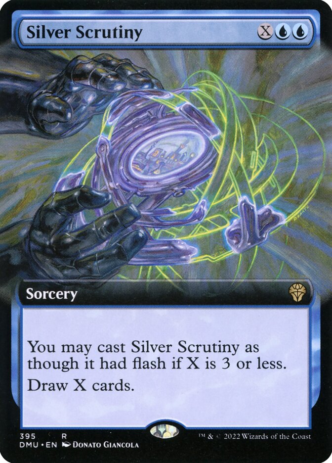 Silver Scrutiny - Extended Art - Foil
