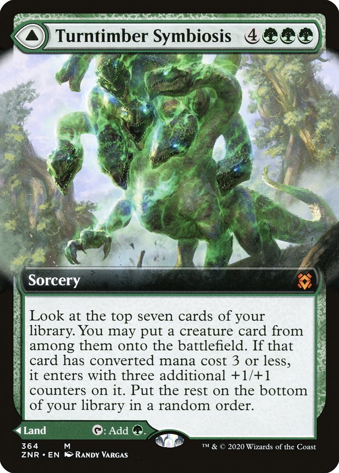 Turntimber Symbiosis // Turntimber, Serpentine Wood - Extended Art - Foil
