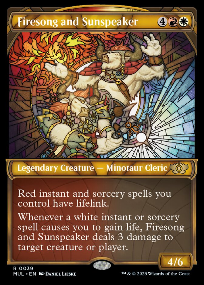 Firesong and Sunspeaker - Showcase - Foil