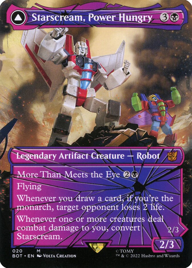 Starscream, Power Hungry // Starscream, Seeker Leader - Shattered Glass - Foil