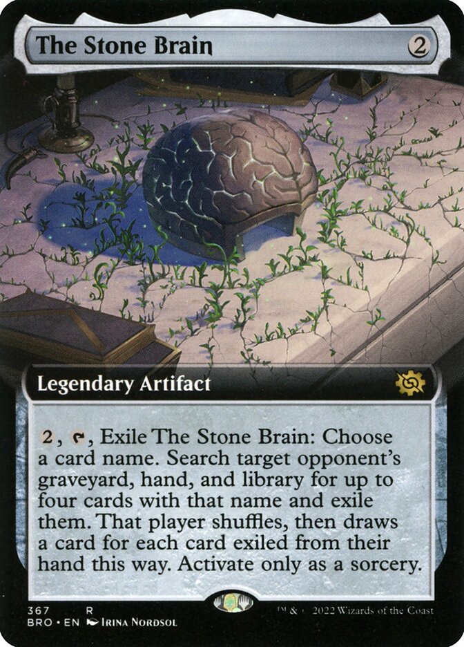 The Stone Brain - Extended Art - Foil