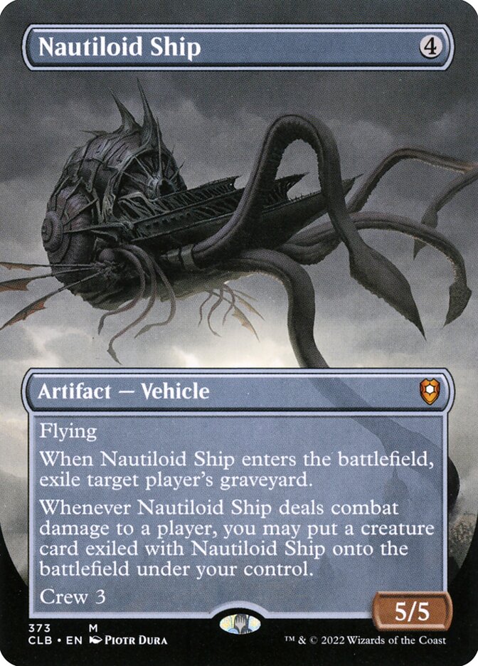 Nautiloid Ship - Borderless - Foil