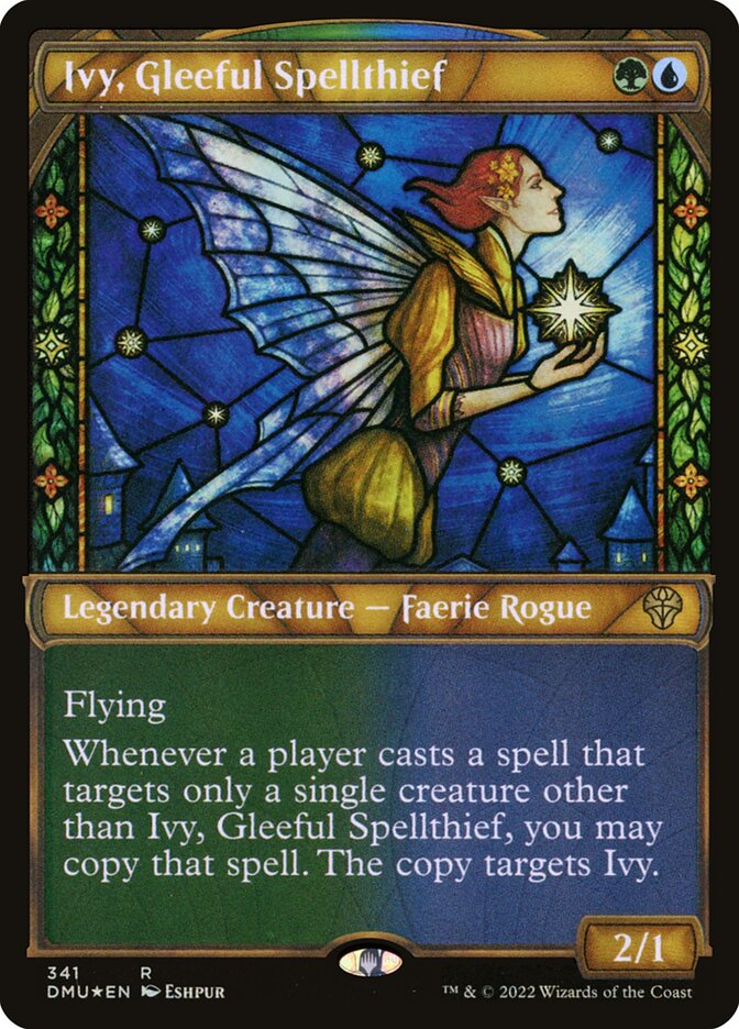 Ivy, Gleeful Spellthief - Textured - Foil