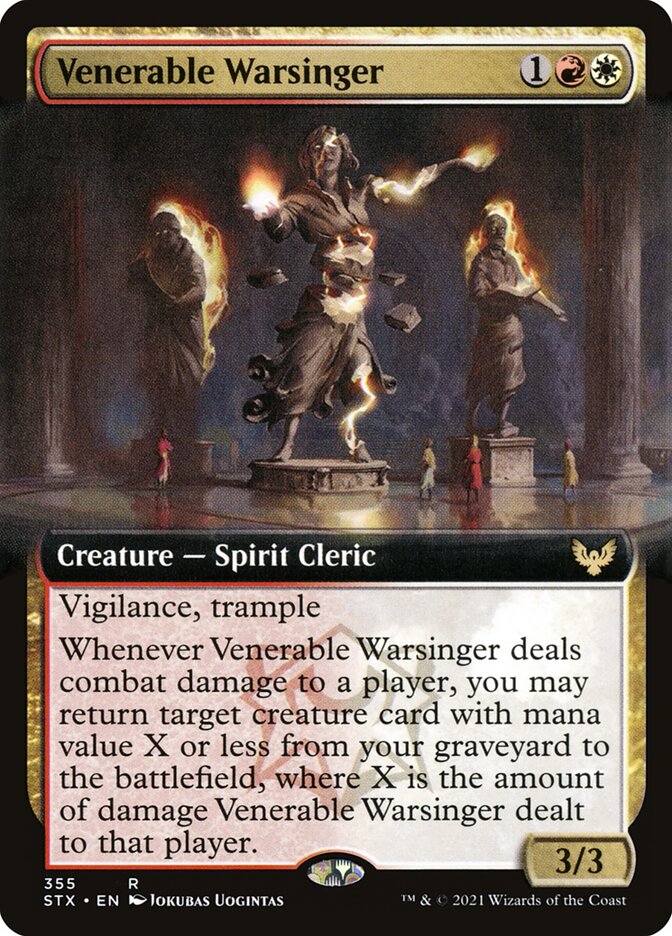 Venerable Warsinger - Extended Art - Foil