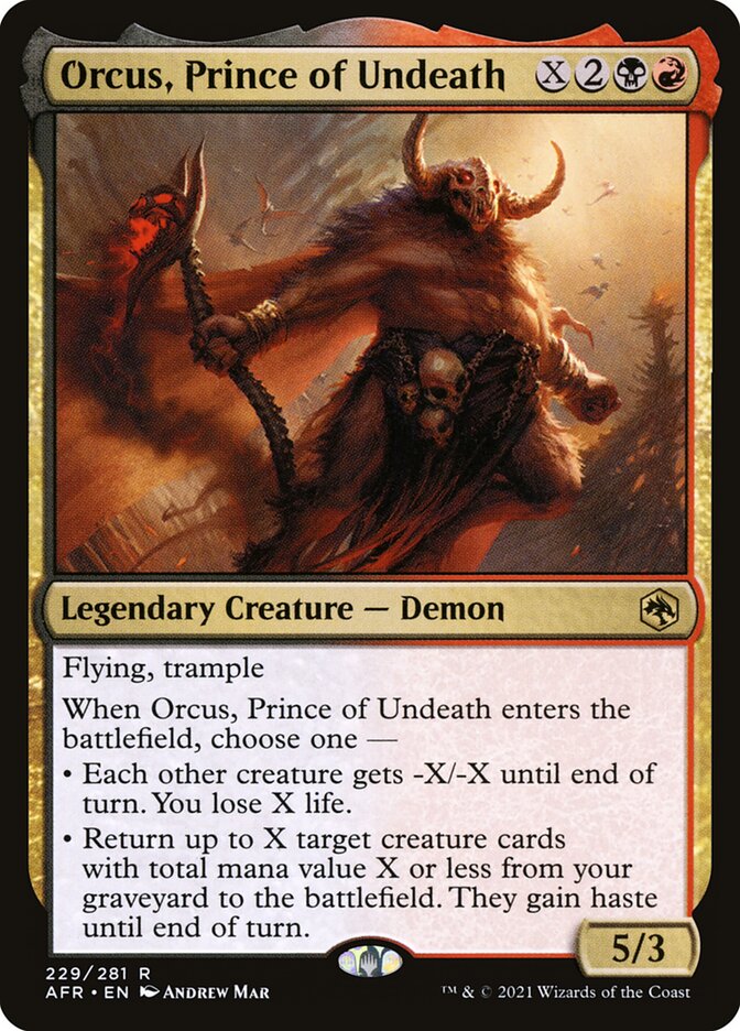 Orcus, Prince of Undeath - Foil