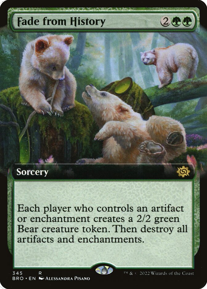 Fade from History - Extended Art - Foil