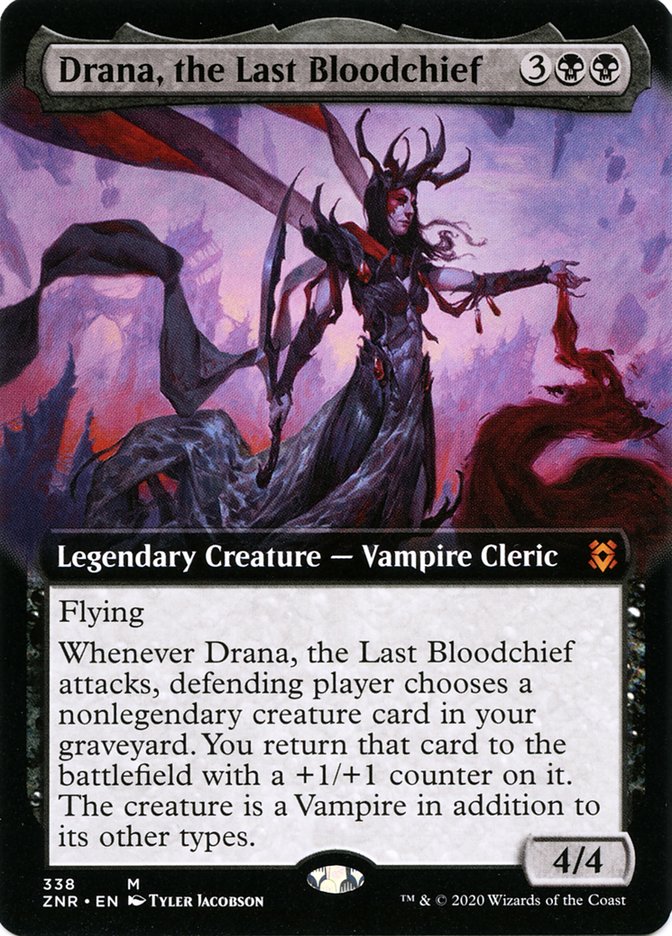 Drana, the Last Bloodchief - Extended Art - Foil
