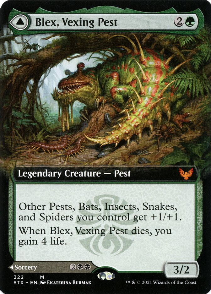 Blex, Vexing Pest // Search for Blex - Extended Art - Foil