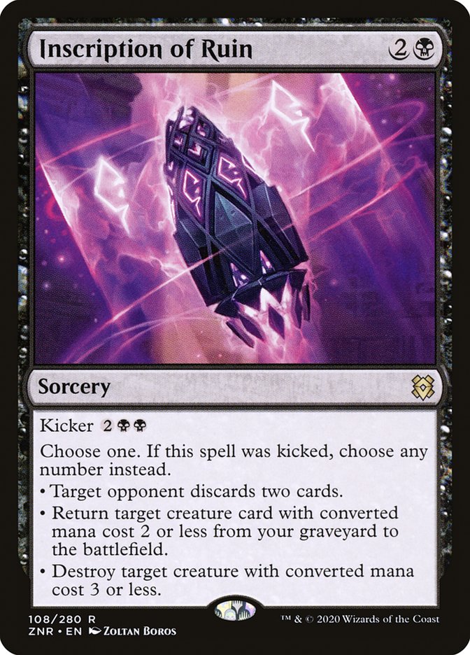 Inscription of Ruin - Foil
