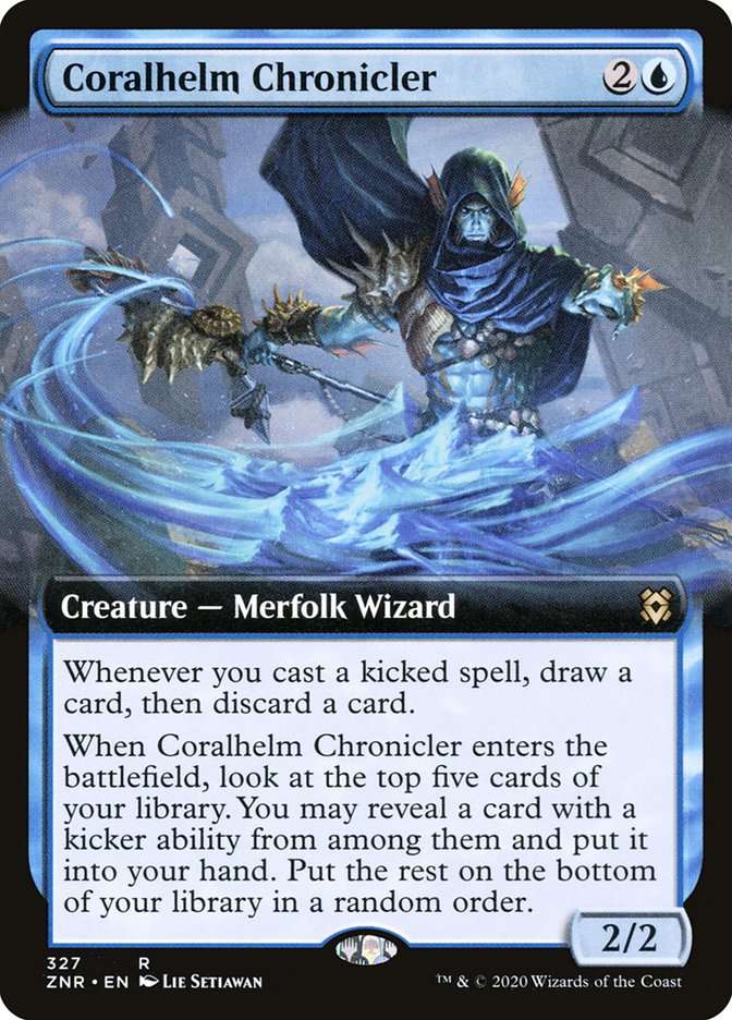 Coralhelm Chronicler - Extended Art - Foil