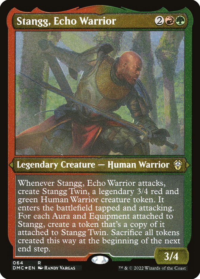 Stangg, Echo Warrior - Etched - Foil
